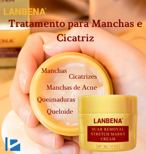 Lanbena Tratamento de Cicatriz e Manchas de Pele