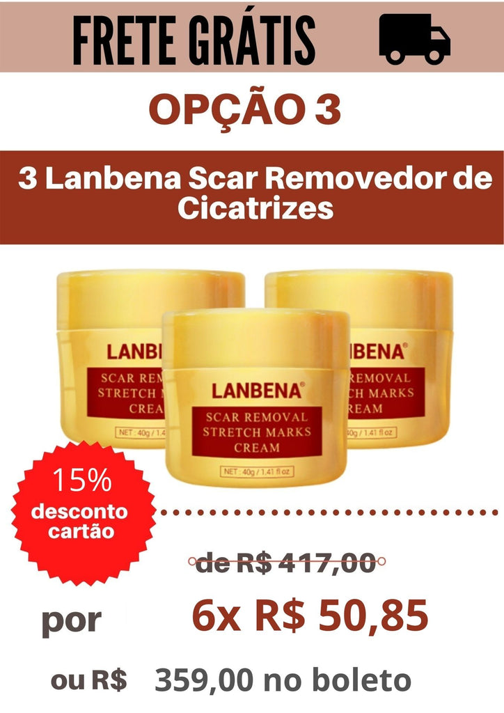 Lanbena Tratamento de Cicatriz e Manchas de Pele